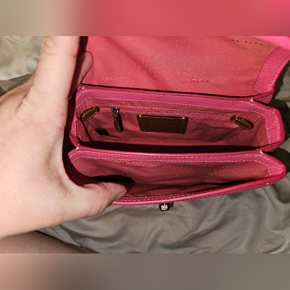 Authentic New Coach Cassie 19 Petunia Pink with Heart Strap -SOLD - Picture 11 of 12